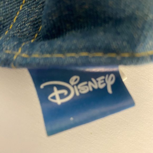 Disney World Mickey Mouse Blue Denim Adjustable Baseball Cap Hat Retro - Picture 5 of 7